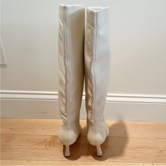 MARC FISHER Hallie White Boots Over the Knee Boots High Leather 7.5 - Picture 12 of 14